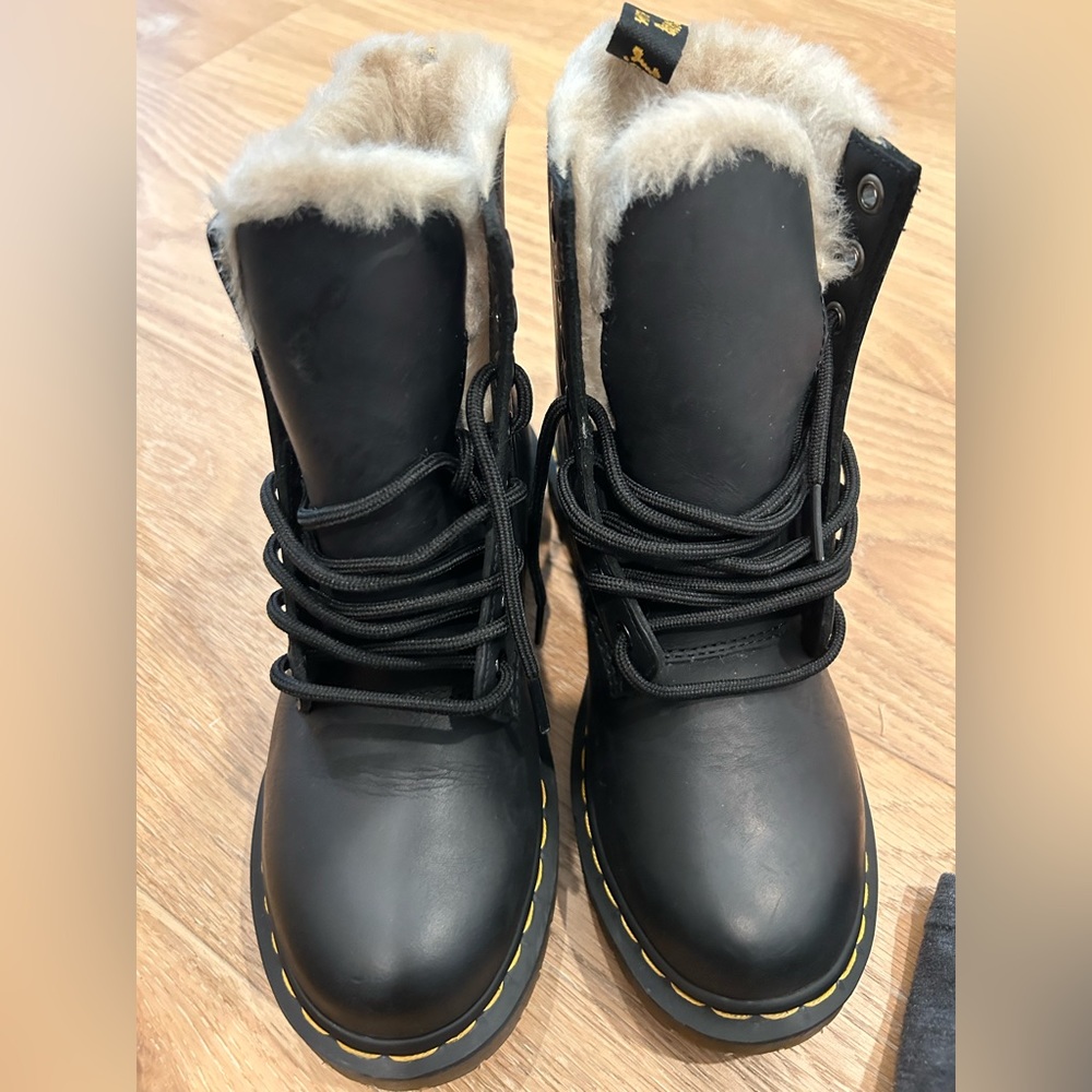 Dr Martin 1460 Serena Fur Lined Boot